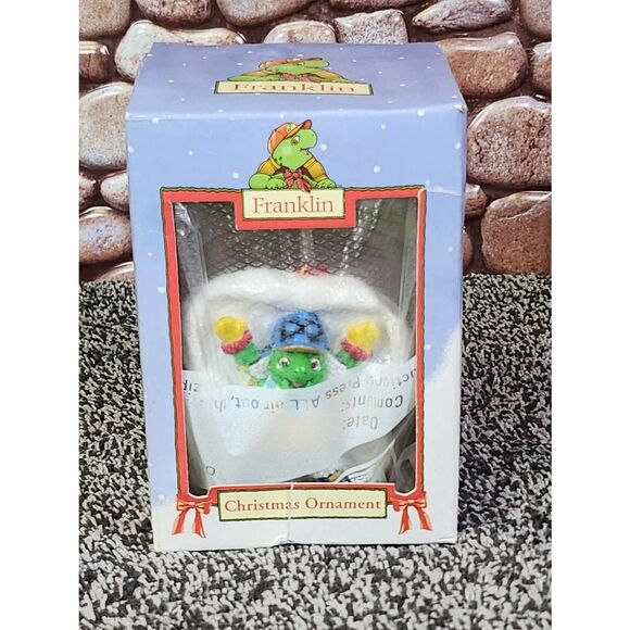 Christmas FRANKLIN the Turtle Ornament RARE Snow Angel - Picture 11 of 11